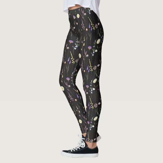 Leggings Women - Floral Pattern (Links)
