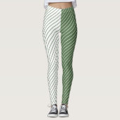 Leggings Women - Forest Green Pattern (Vorderseite)