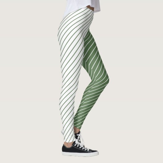 Leggings Women - Forest Green Pattern (Rechts)
