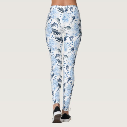 Leggings Women - Winter Pattern (Rückseite)