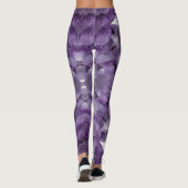 Leggings Yoga Pants Amethyst Crystals (Rückseite)
