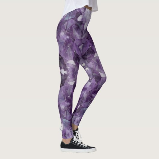 Leggings Yoga Pants Amethyst Crystals (Rechts)