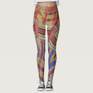 Leggings Yoga Stretch Pants Afrikanisches Muster