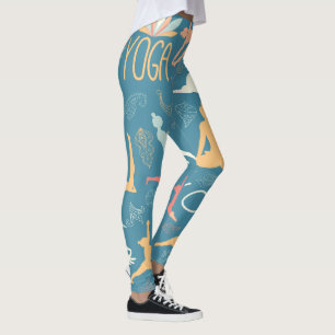 Leggings Yoga, Yoga keucht, Lotos, Yoga-Posen