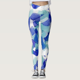 Leggings/Yogahose aus Meerglas Leggings