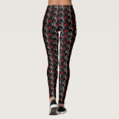 Leggings Yuto-DA [Schwarzes - gefärbt] (Rückseite)