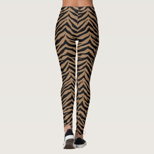 Leggings-Zebra Print Leggings (Rückseite)