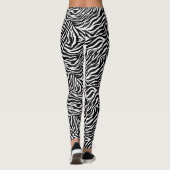 Leggings-Zebra Print Leggings (Rückseite)