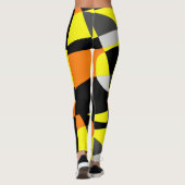 Leggings zu Abstrakter Kunst in Funky Geometry (Rückseite)