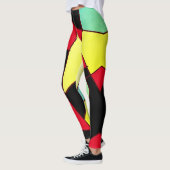 Leggings zu Abstrakter Kunst in Funky Geometry (Links)