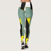 Leggings zu Abstrakter Kunst in Funky Geometry (Rückseite)