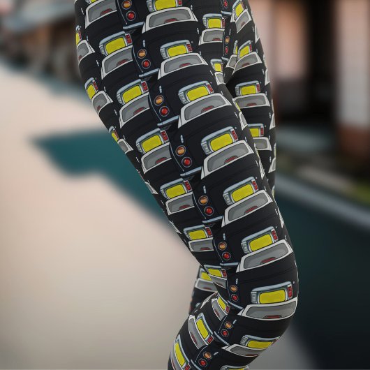 Leggings zu den Figuren des Pkw-Musters