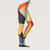 Leggings zu geometrischen Formen in Farbblöcken (Rechts)