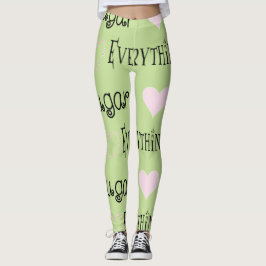 Leggings Zucker & Gewürze & Alles Gute Design