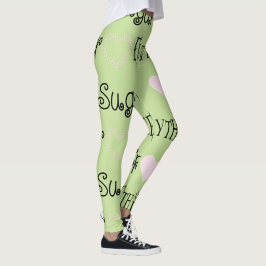 Leggings Zucker & Gewürze & Alles Gute Design (Rechts)