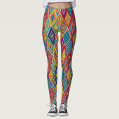 Leggings zum bestickten Image Fashion Pop (Vorderseite)