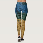 Leggings zum Design der Waffelklemme (Rückseite)