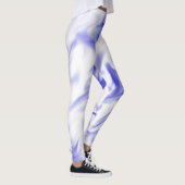 Leggings zum Design von Blau und Weiß (Rechts)