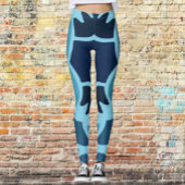 Leggings zum Farbspass Blue Collage