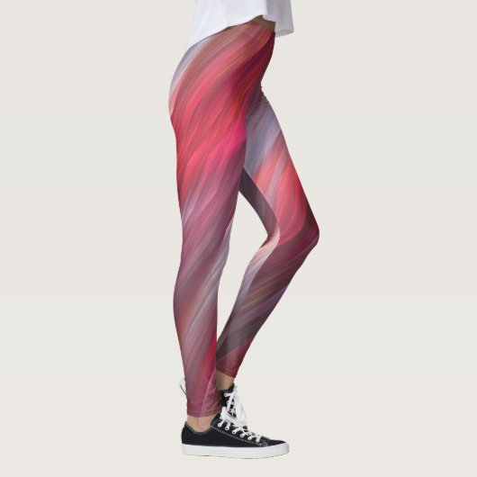 Leggings zum Roten Fraktal (Rechts)