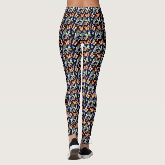 Leggings zum Schmetterling von Frauen (Rückseite)