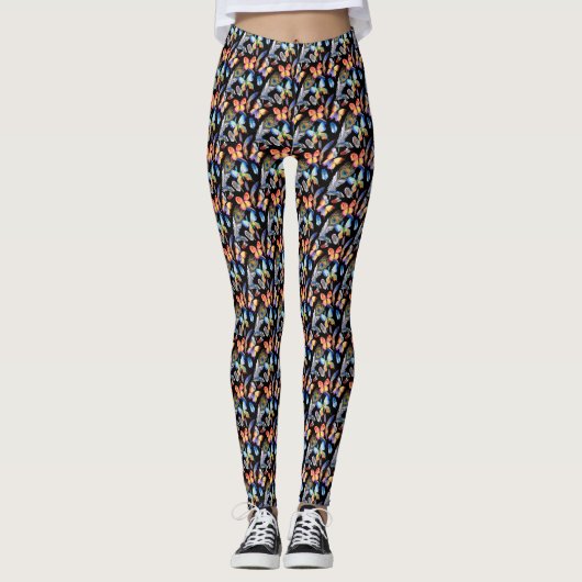 Leggings zum Schmetterling von Frauen (Vorderseite)