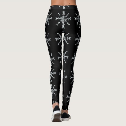 Leggings zum Schneeflocken (Rückseite)
