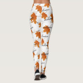 Leggings zum Thema Herbst (Rückseite)