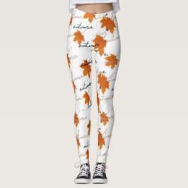 Leggings zum Thema Herbst