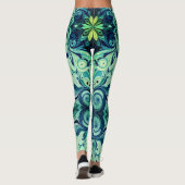Leggings zur abstrakten Harmonie (Rückseite)