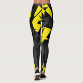 Leggings zur Abstrakten Kunstgeometrie (Rückseite)