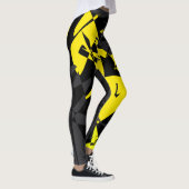 Leggings zur Abstrakten Kunstgeometrie (Rechts)