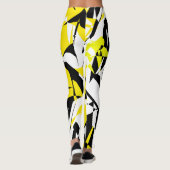 Leggings zur Abstrakten Kunstgeometrie (Rückseite)