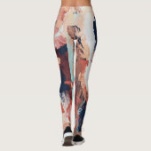 Leggings zur abstrakten Musterkombination (Rückseite)