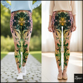 Leggings zur Blumenfusion