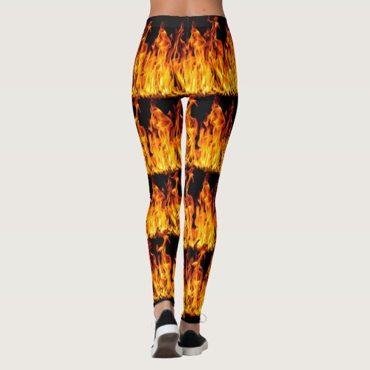 Leggings zur Brandfarbe (Rückseite)