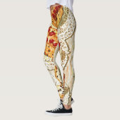 Leggings zur Darstellung von Vintagem Obstkuchen (Links)