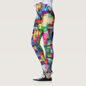 Leggings zur farbigen Geometrie (Links)