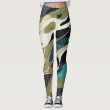 Leggings zur Gestaltung von Camouflage-Farben