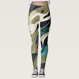Leggings zur Gestaltung von Camouflage-Farben