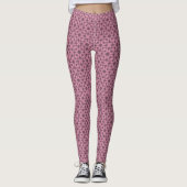 Leggings zur Harmonie von Flora und Geometrie (Vorderseite)
