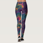 Leggings zur kosmischen Topografie - Spaß (Rückseite)