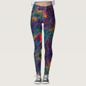 Leggings zur kosmischen Topografie - Spaß (Vorderseite)