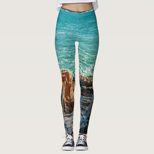 Leggings zur Meeresansicht (Vorderseite)