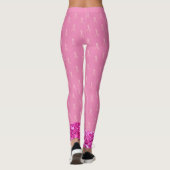 Leggings zur Sensibilisierung für den rosa Brustkr (Rückseite)