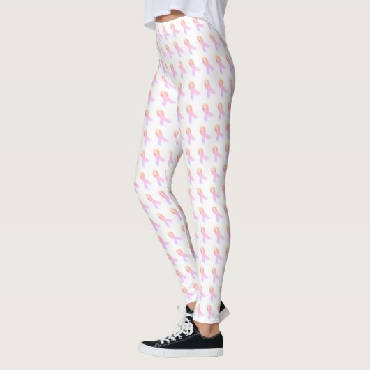 Leggings zur Sensibilisierung für rosa Farbbandfar (Links)