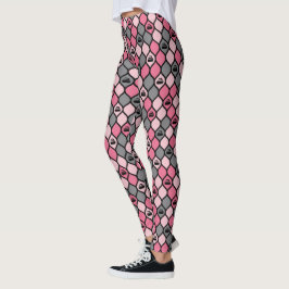 Leggings zur Stützung von Curling - Rosa/Grau