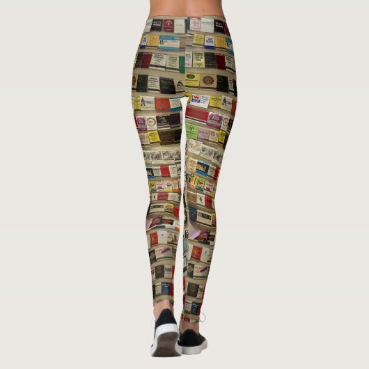 Leggings zur Vintagen Matchbook-Sammlung (Rückseite)