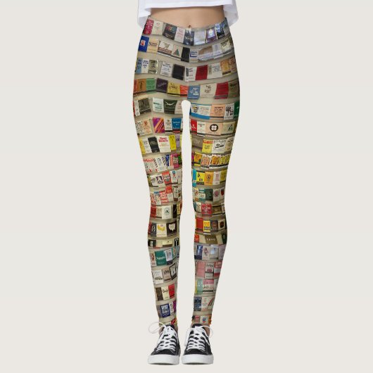 Leggings zur Vintagen Matchbook-Sammlung (Vorderseite)