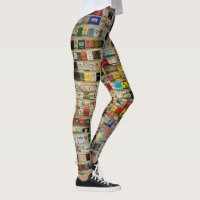 Leggings zur Vintagen Matchbook-Sammlung